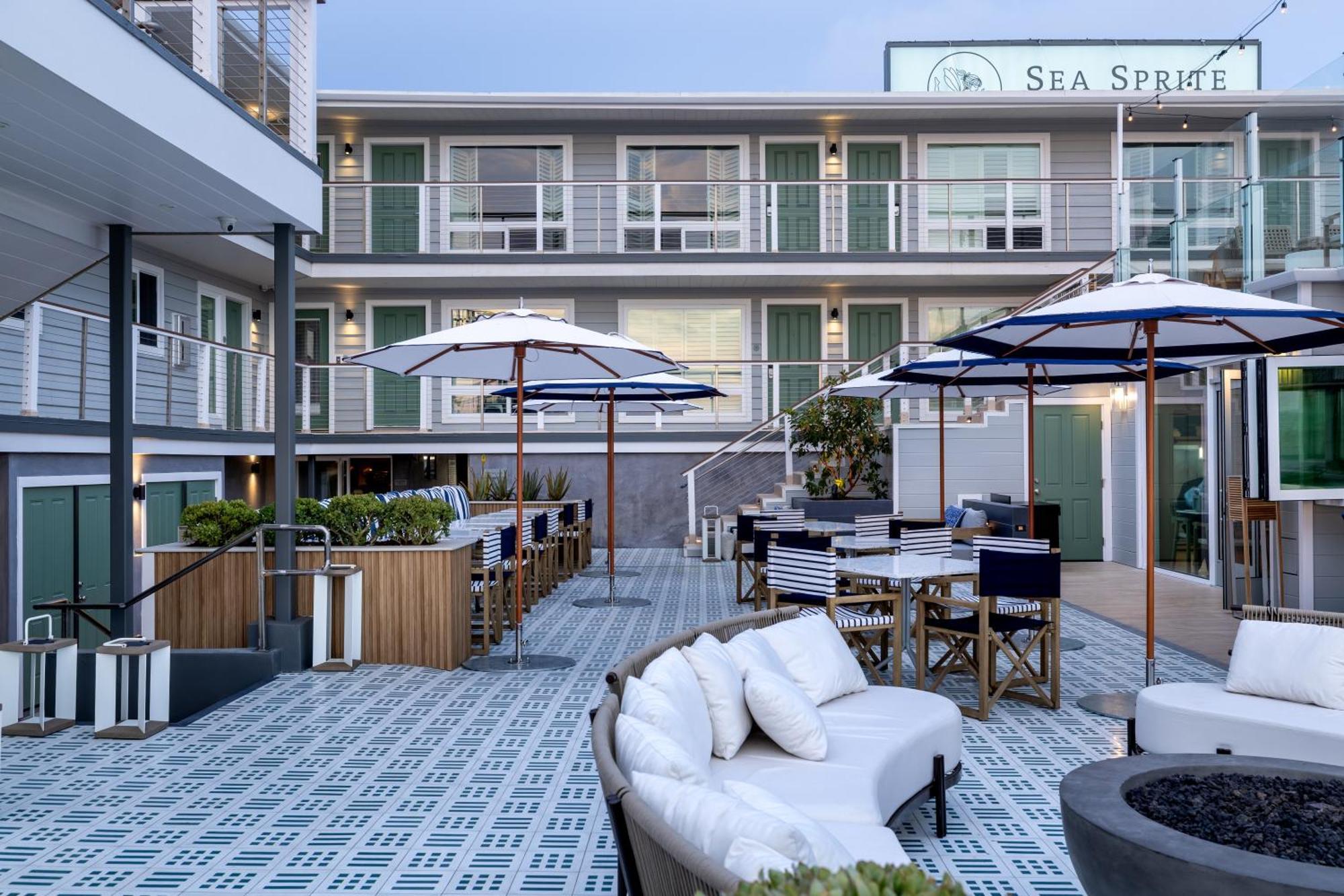 Sea Sprite Beach Club Хермоса-Бич Экстерьер фото